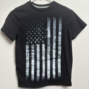 Black Graphic Kids T-Shirt